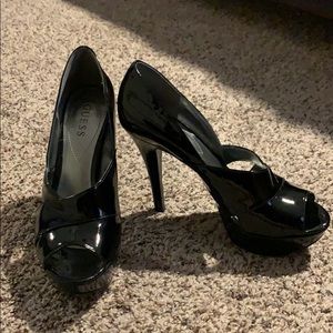 Black GUESS heels